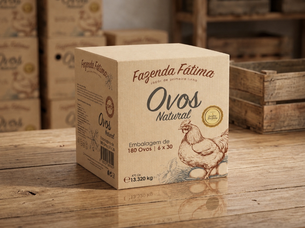 Caixa de 180 Ovos