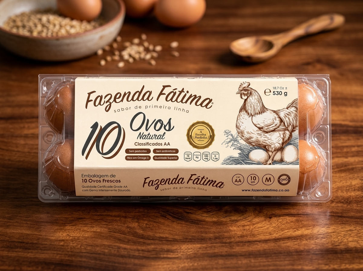 Embalagem de 10 Ovos